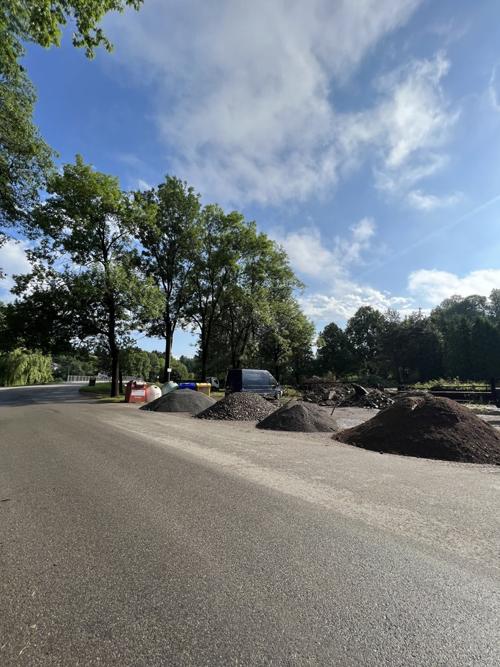 Město Žamberk - průběh rekonstrukce parkoviště